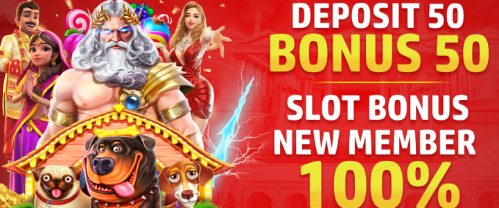 Depo 50 Bonus 50 To 3x ada di situs Slot Bonus New Member